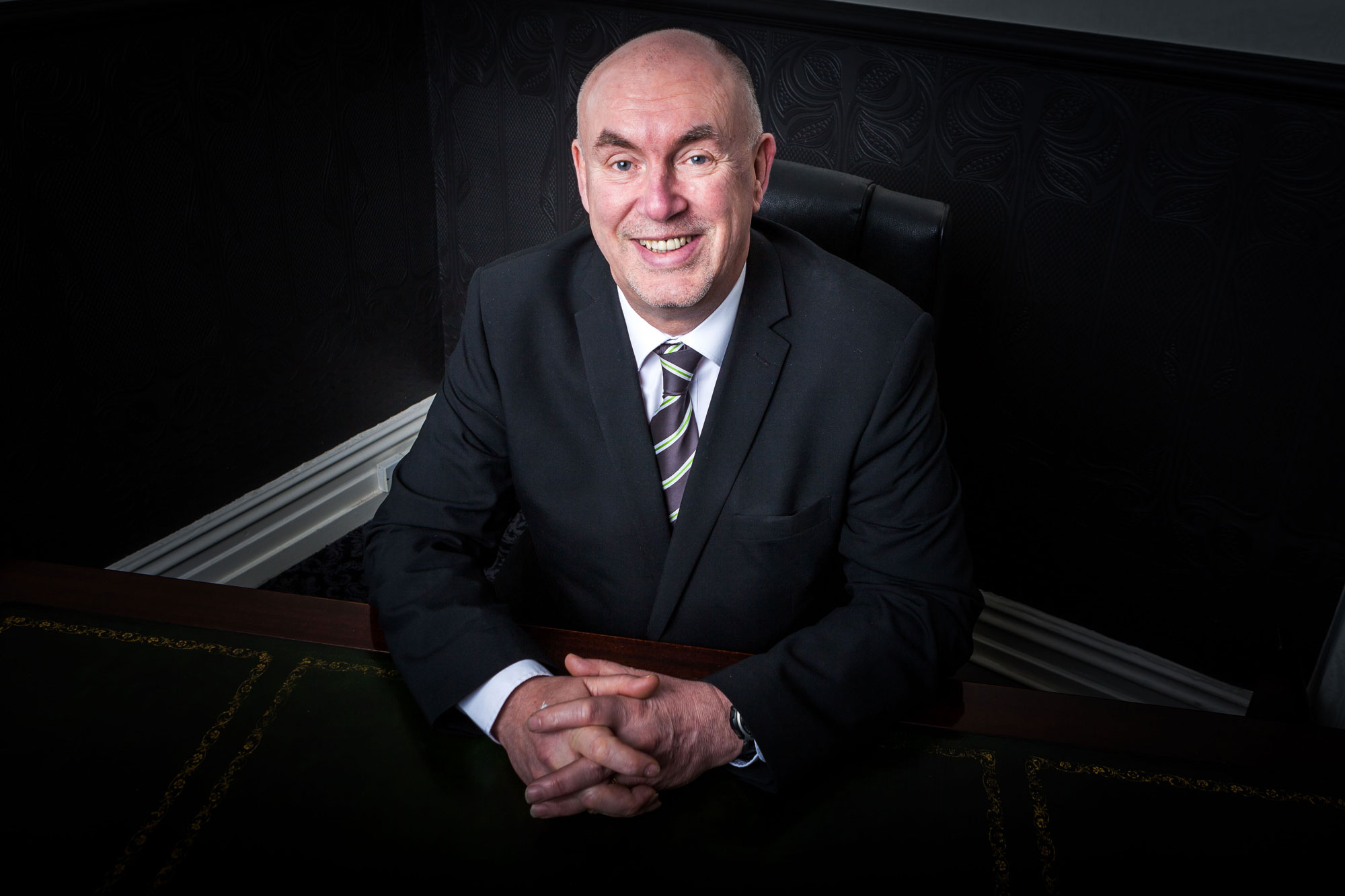 Portrait of Richard Binks, fifth-generation funeral director