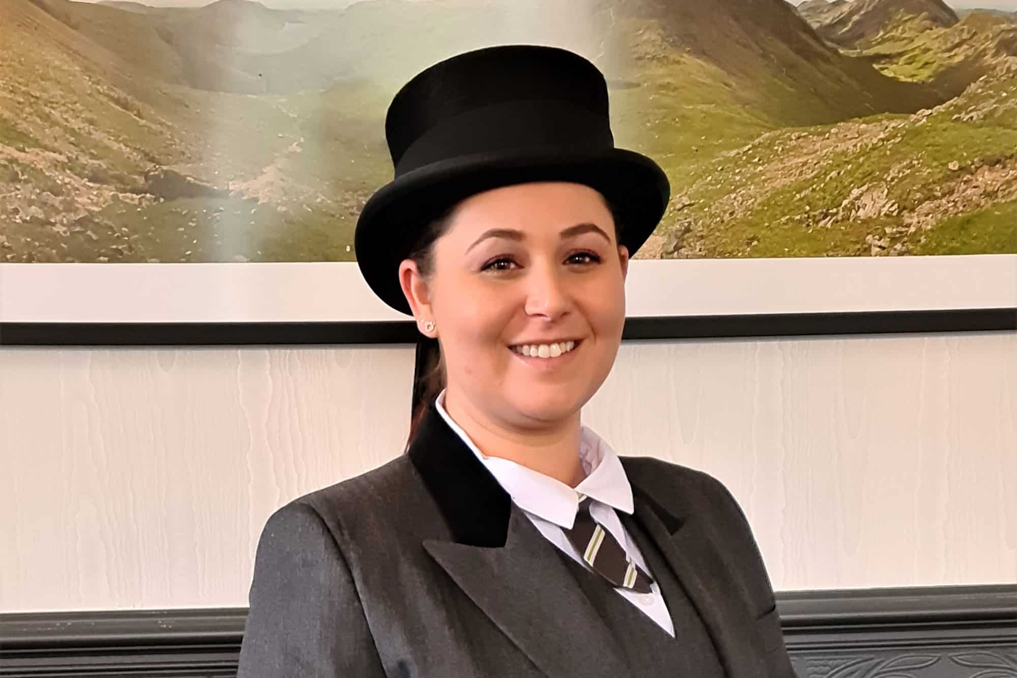 Portrait of Kelly Louise Binks, Funeral Director and Office Manager at JW Binks